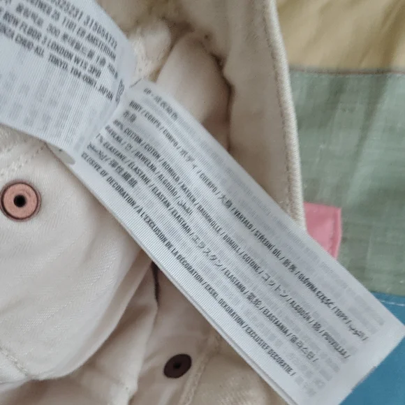 Abercrombie & Fitch Cream Straight Leg Jeans - Picture 4 of 6